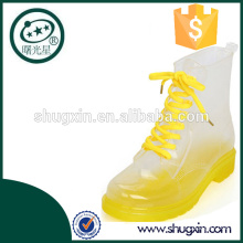 Water Plastic Shoes rain boots for sexy women B-817